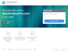 Tablet Screenshot of blackfridaypro.com